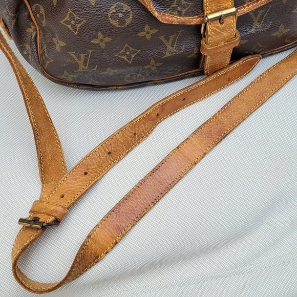 Louis Vuitton Shoulder Bag Saumur 35 Browns Monogram - Picture 11 of 14